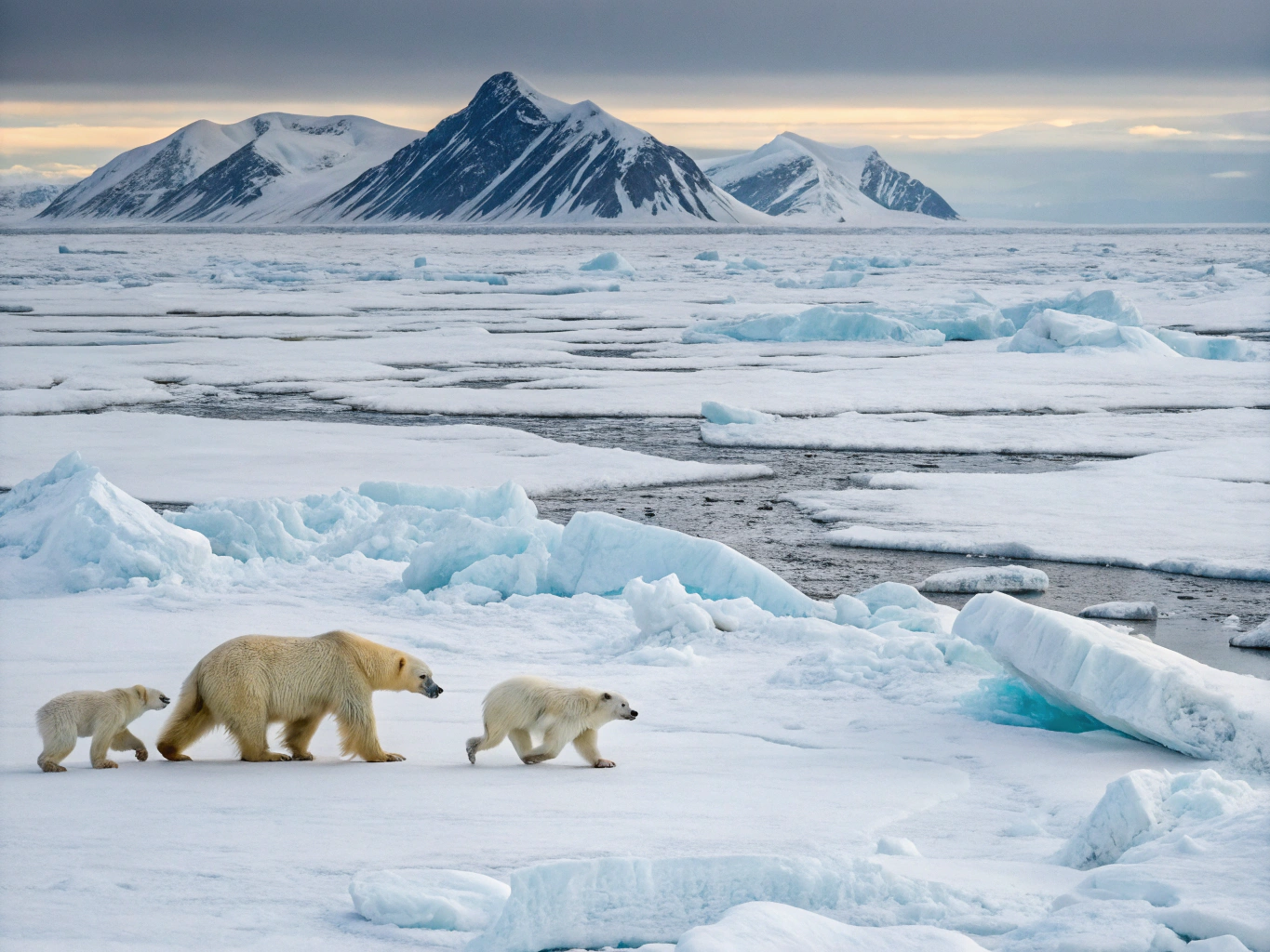 Svalbard kutup ayısı ve buzul safarisi
